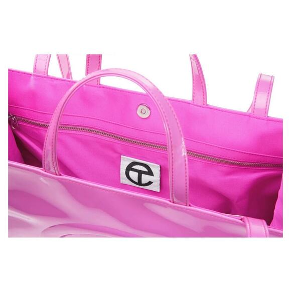 Telfar Large Shopping Bag Pink Patent - Picture 3 of 3